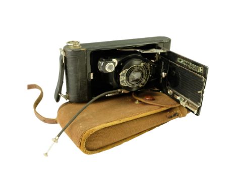 A 1920s Kodak No A-116  folding Autographic film camera