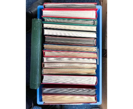Worldwide Accumulation in four cartons/containers, many 1000s of 19th-21st century issues in 66 volumes (mostly stockbooks) a