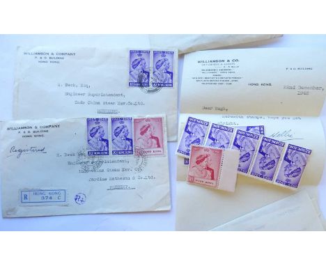 Hong Kong etc. A family's vintage accumulation in a wine box, the main interest Hong Kong (where an ancestor was a maritime o