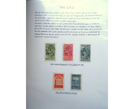 Switzerland The thematic sections of the collection written-up on pages in folders, in 30 box-files, virtually every aspect o