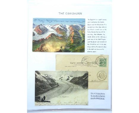 Switzerland Hotels, Hostels and Mountain Passes Postal history of the Alpine Passes, Hotels and Hostels, a lovely collection 