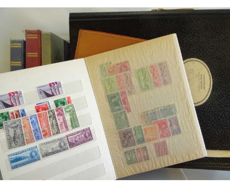 Worldwide A full container of old stockbooks and album pages from a family, with early 20th century 'new issues' incl. Nether