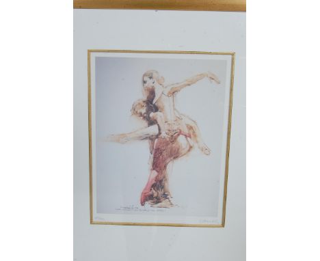 Robert Heindel - A 20th century Robert Heindel limited edition lithograph print entitled Dance Rehearsal for Bentley's New Ba