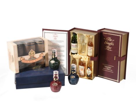  Old St Andrews 'Scotch Whisky Selection' 3/5/8/10/12/15 Year Old 5cl - 6  miniature barrels  The Singles Bar collection Tull