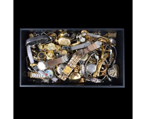 Large lot of vintage fashion watches. We are offering this exciting "mystery lot" as is. Provenance: Inventory of a Jewelry M