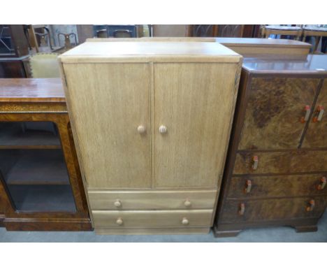A Utility CC41 light oak tallboy 