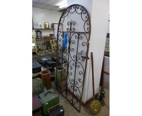 A wrought iron gate 