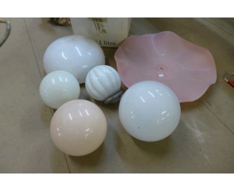 Assorted light shades 