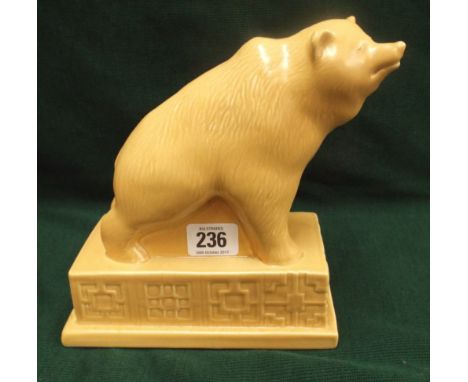 Poole Pottery model 'The Bear', height 20cm  No sign of obvious damage or restoration 