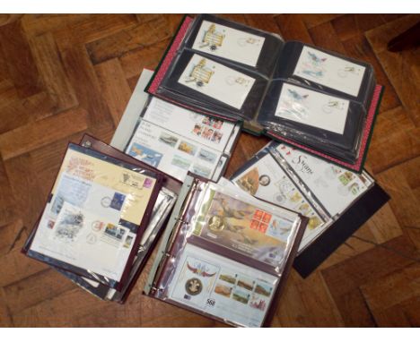 Five albums of first day covers mostly from Britain including a few Channel Island issues, dates range from the 1960's throug