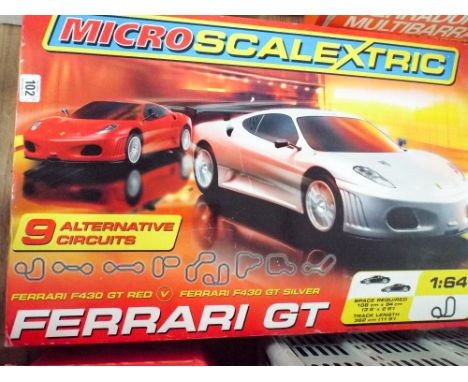 Micro Scalextric Ferrari GT and 'My First' Scalextric 