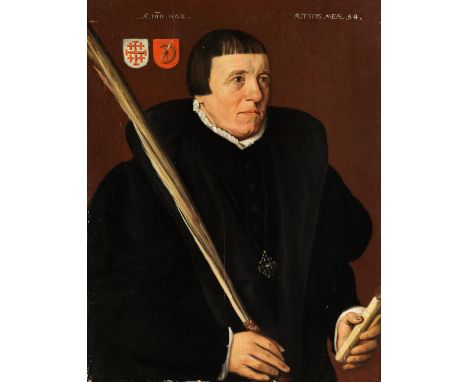 Jan van Scorel, (1495 Schoorl – 1562 Utrecht) in Zusammenarbeit mit Jacob Cornelisz. van Oostsanen (um 1470-1533)PORTRAIT EIN