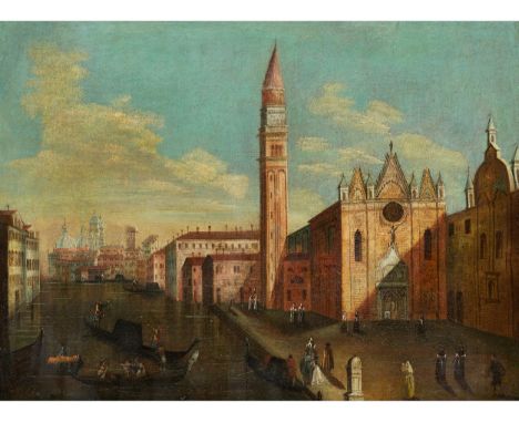 Apollonio Facchinetti, auch bekannt als „Domenichini“, tätig um 1740 – 1770, zug./ Kreis desDER CANAL GRANDE MIT SANTA MARIA 