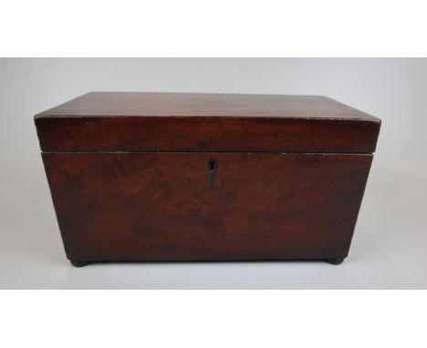 Mahogany tea caddy
