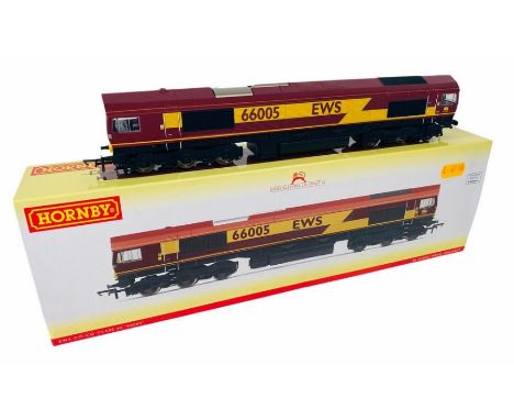 Hornby 'OO' Gauge Class 66 EWS with TTS Digital Sound - Boxed - Tested OK at time of lotting set to #03. Comes complete with 