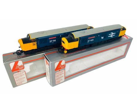 2x Lima 'OO' Gauge Diesel Locomotives - All Boxed 1x 37 114 'Dunrobin Castle' &amp; 1x 37 405 'Strathclyde Region'&nbsp; (2)