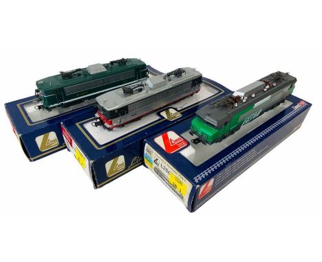 3x Lima 'HO' Scale SNCF Locomotives - 1x BB25679 & 1x BB422365 1x BB25595  All Boxed (3)