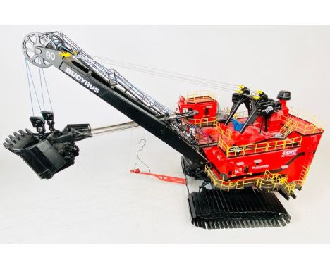 An Immense 1:50 Scale Diecast Bucyrus 495HF High Performance Mining Shovel. by TWH Collectibles, No.TWH011. Extremely fine de