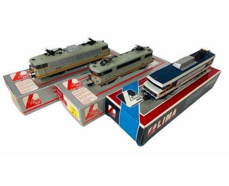 3x Lima 'HO' Scale SNCF Locomotives - 1x BB8596 & 1x BB9520 1x BB10004  All Boxed (3)