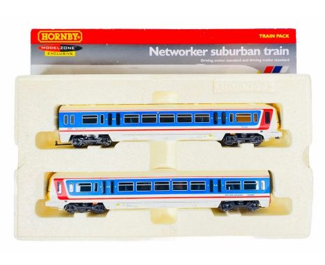 Hornby R2893 'OO' Gauge Class 466 'Networker Suburban' Train Pack. Finished in Network Southeast Livery - With original box, 