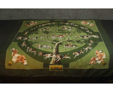 Lot 195 - Hermes 'Tigre Royal' Silk Scarf, designed in