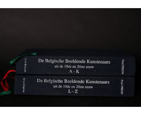 'De Belgische Beeldende Kunstenaars, Uit de 19de en 20ste eeuw'. By Paul Piron. A-K &amp; L-Z. 2 Vols.