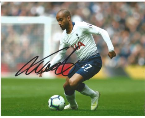 Lucas Moura Signed Tottenham Hotspur 8x10 Photo. Good Condition. All signed pieces come with a Certificate of Authenticity. W