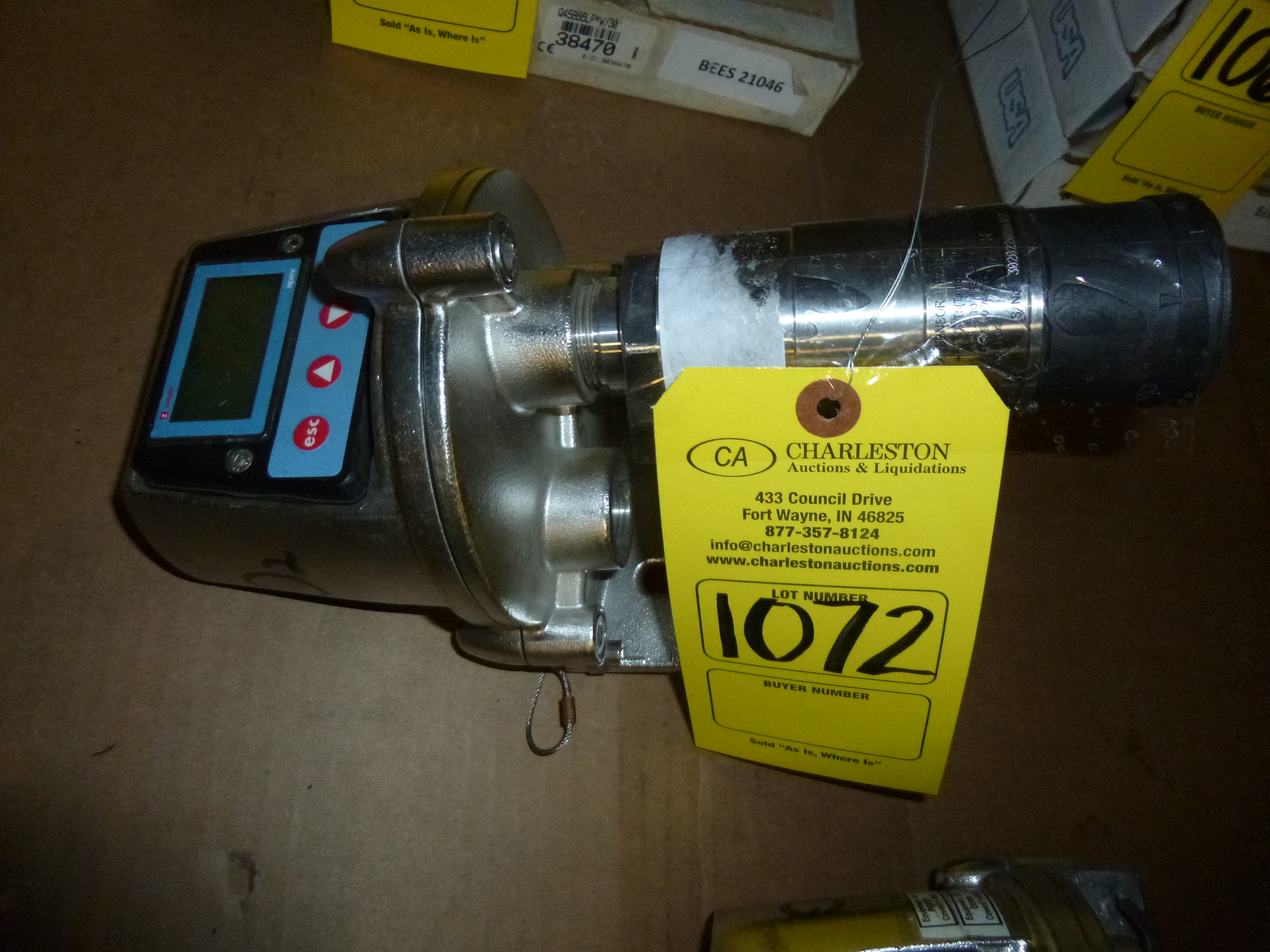 Sieger Zellweger Analytics 2110b 23 With Apex Transmitter Sensor 2110b 73 Located At 500 Bal