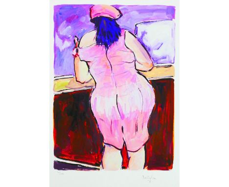 After Bob Dylan (American, b.1941-): Nine signed limited edition giclee prints from the Drawn Blank series, comprising "Woman