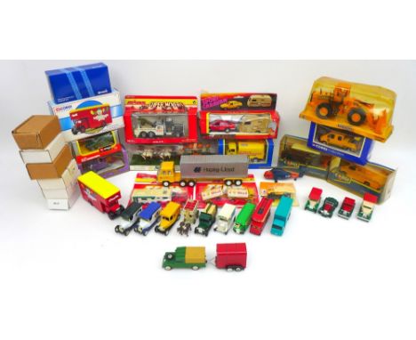 A large collection of die-cast vehicles, including over 30 Lledo, Oxford, and Cameo models (mainly promotional issues), Corgi