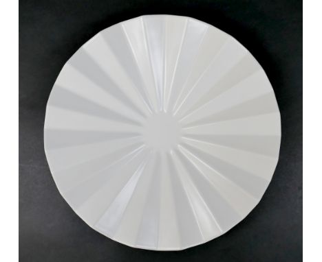 Kati Tuominen-Niittylä (Finnish, b. 1947) for Arabia, Finland, a contemporary 'Venetsia' ceramic fruit bowl, with 'folded fan