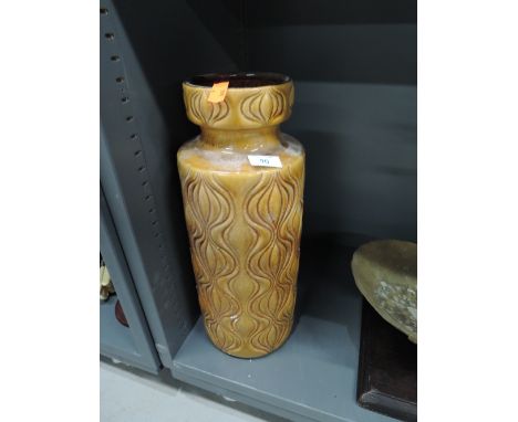 A vintage West German floor vase