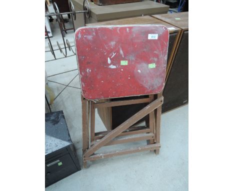 A vintage step stool