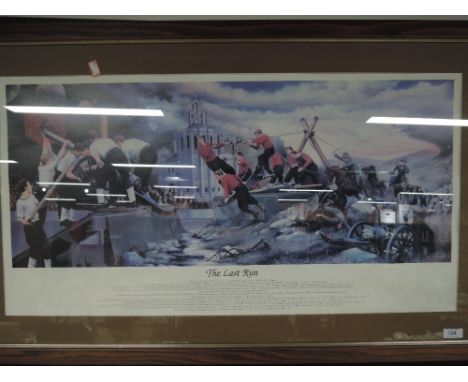 A military history print, Boer War interest