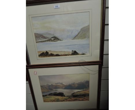 A print after Heaton Cooper and watercolour, Jackie Rogers
