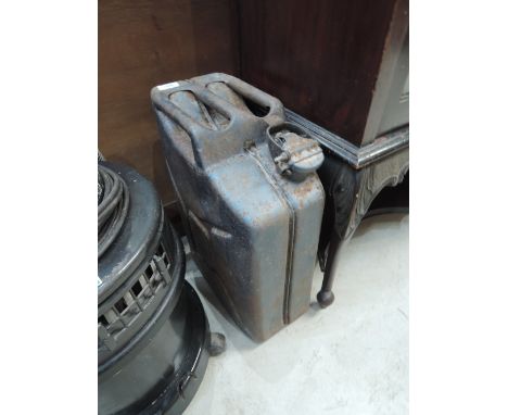 A vintage jerry can