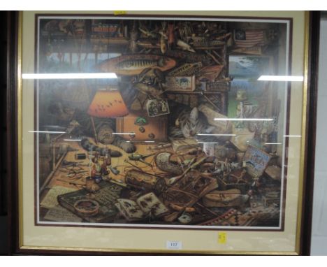 A signed print, Angling Interest