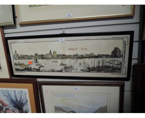A print on fabric , Shanghai
