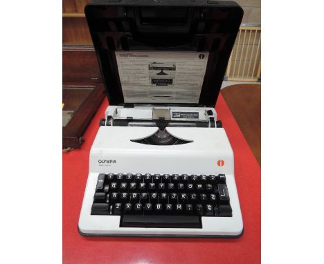 A vintage Olympia Monica electric typewriter