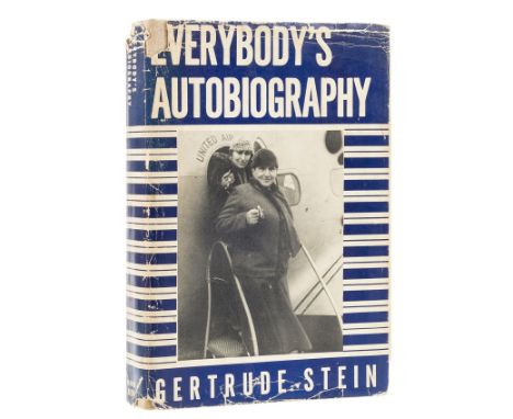 Stein (Gertrude) Everybody's Autobiography, first edition, signed presentation inscription from the author "To Nathalie [Clif