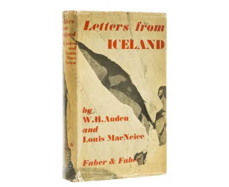 NO RESERVE Auden (W.H.) and Louis MacNeice. Letters from Iceland, first edition, signed by Auden on front free endpaper, plat