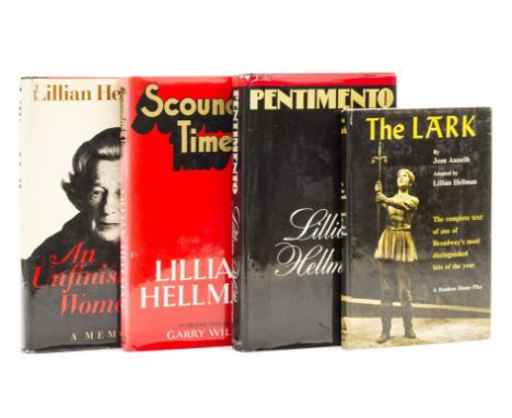 Hellman (Lillian).- Anouilh (Jean) The Lark. Adapted by Lillian Hellman, "For Gregory [Zilboorg] &amp; Peg", light browning t