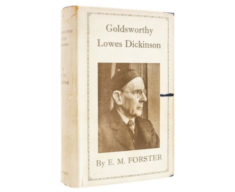 Forster (E.M.) Goldsworthy Lowes Dickinson, first edition, signed presentation inscription from the author "J. H. Mason from 