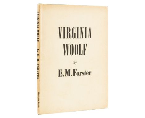 Forster (E.M.) Virginia Woolf, first American edition, signed by the author on title with strike through the printed name, or