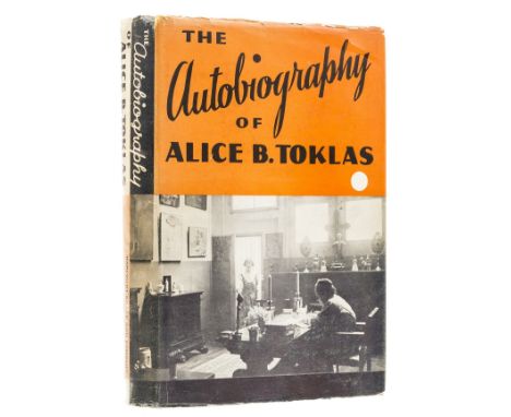 Stein (Gertrude) The Autobiography of Alice B. Toklas, first edition, signed presentation inscription from the author to endp