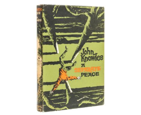 Knowles (John) A Separate Peace, first edition, signed by the author on front free endpaper with "'61 London" in faded ink be