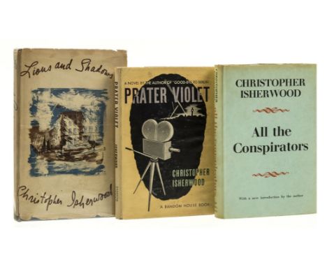 NO RESERVE Isherwood (Christopher) Lions and Shadows, signed presentation inscription from the author "For Mary [Hebold], wit
