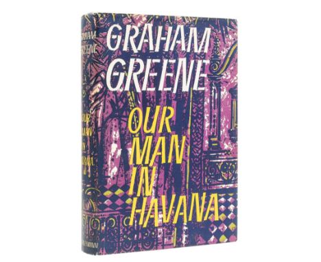 Greene (Graham) Our Man in Havana, first edition, signed by the author on title, small ink mark to front endpaper, original c