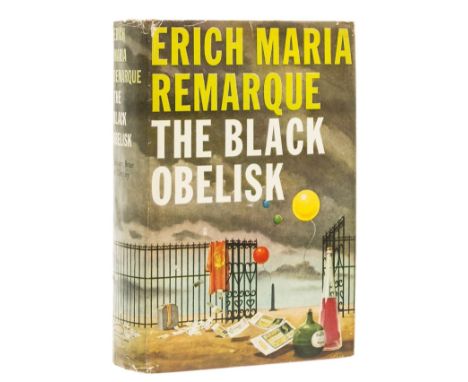 NO RESERVE Remarque (Erich Maria) The Black Obelisk, first American edition, signed presentation inscription from the author 