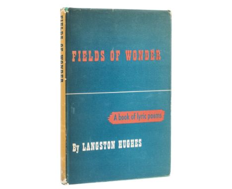 Hughes (Langston) Fields of Wonder, first edition, signed presentation inscription from the author "Especially for Marius Flo